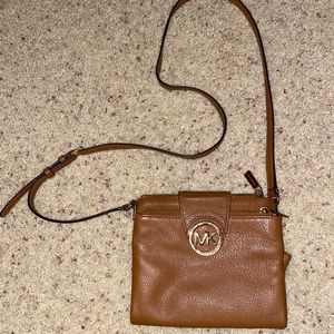 Brown MK Crossbody Purse